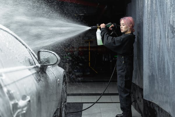 An Expert Repairing Car Body Panels