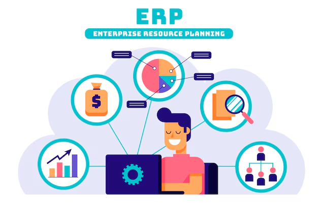 Components of ERP being implemented by an organization